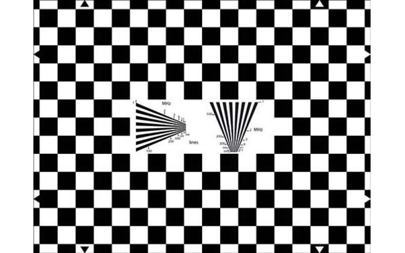 TE102-Q  畸變、分辨率棋盤(pán)格Chart圖